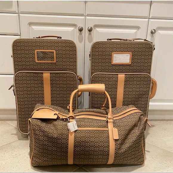 SOLD: Coach Monogram Roller Suitcase - Picture 9 of 9